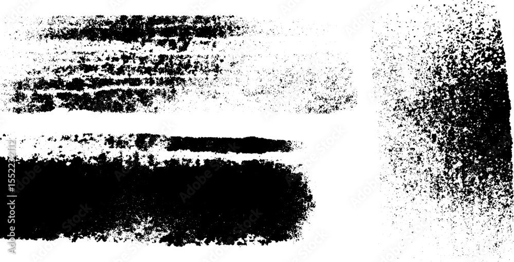 Poster Seamless scratched texture with noise and grain for distressed design