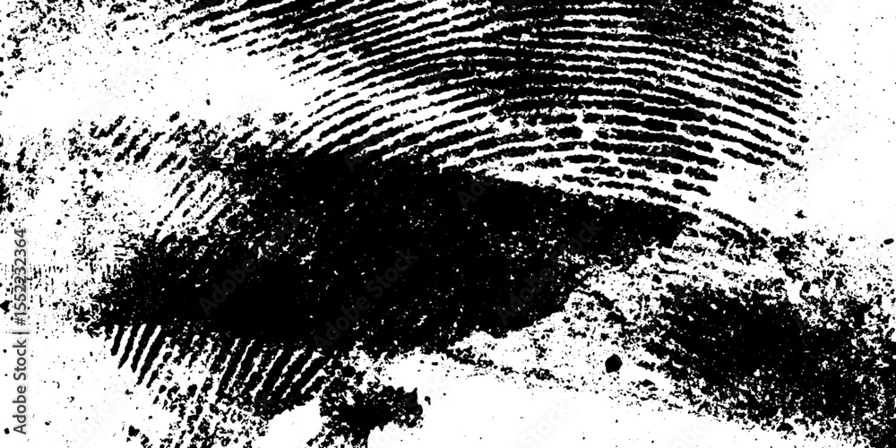 Aufkleber Grunge texture of seamless shoe print with mud and track pattern overlay
