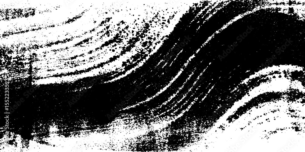 Aufkleber seamless thermal print texture with streak lines for design overlay