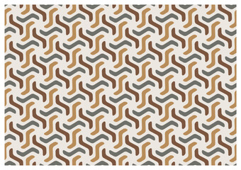 Decorative background seamless vector pattern. Architectural backdrop and textile surface pattern designs series