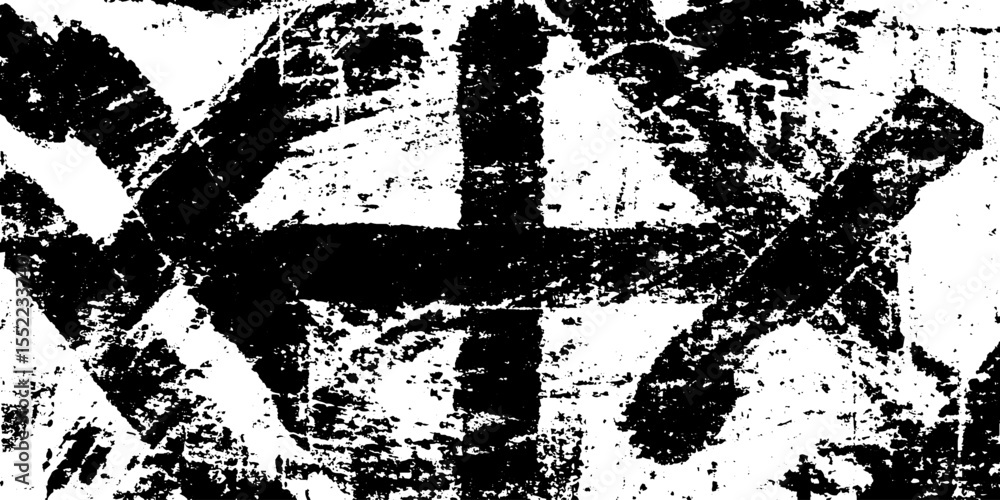 Poster seamless tic tac toe grid with sketched grunge texture for graphic design