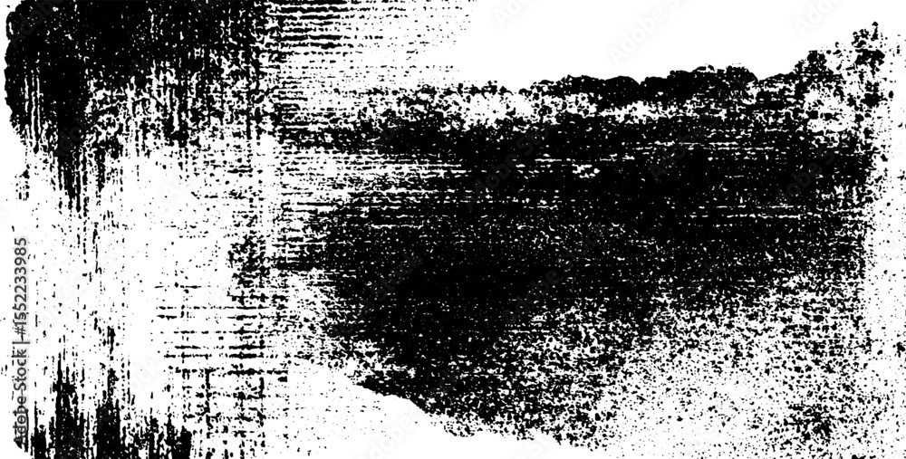 Poster Seamless torn paper texture with ripped edges for design overlay and grain effect