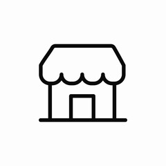 Fototapeta premium online shop icon sign vector