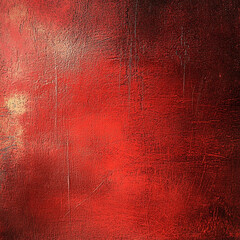 Textured red background surface with subtle scratching and gradient for graphic design use