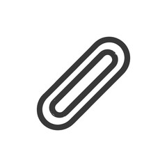 Fototapeta premium Abstract Rounded Rectangle: Three-Layered Black Line Art on White Background