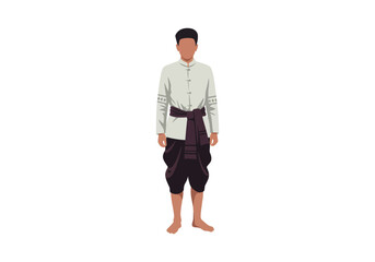 Vector Traditional Cartoon Illustration Isolated