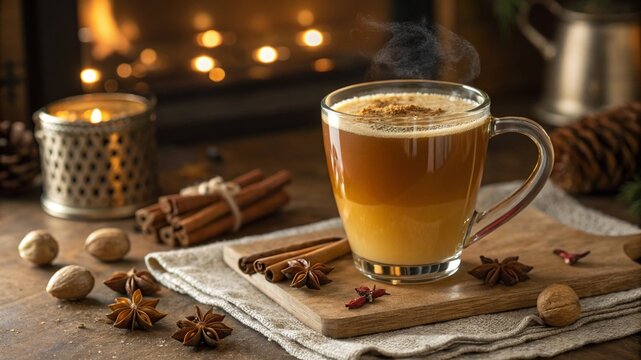 Hot buttered rum