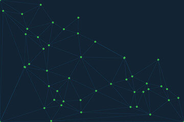 Abstract blue background with glowing stars for a sparkling night sky design