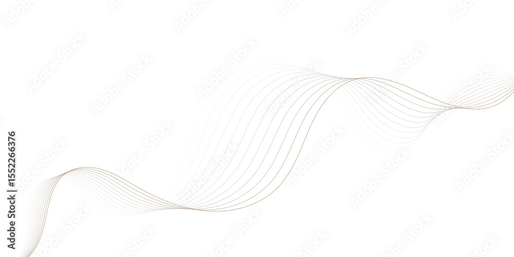 Poster abstract white background with subtle wavy lines creating a flowing and elegant design element for e