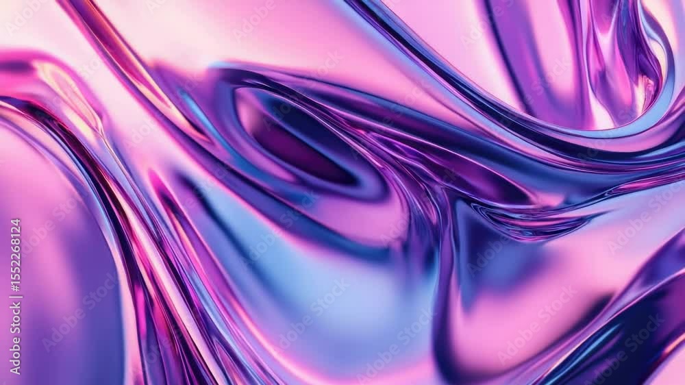 Poster Close-up view of a vibrant purple and blue abstract background with textured patterns