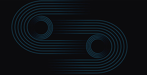 Blue abstract background with swirling light waves, a perfect vector design element