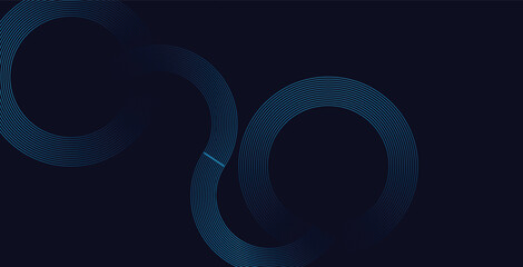 Blue abstract background with swirling light waves, a perfect vector design element