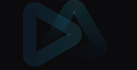 Blue abstract background with swirling light waves, a perfect vector design element