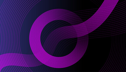 Abstract purple background with swirling pink and violet lines, a vibrant digital art illustration with a dynamic wave pattern