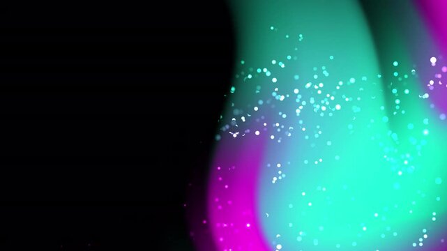 Where Particles Dream in Violet Light and Cyan Skies: Gradient Fusion for Branding Material, UI Elements, Motion Graphic Backgrounds, Presentations, and Print Collateral