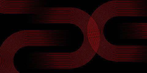 Abstract red background with glowing 3D red numbers for a modern design concept