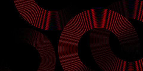 Abstract red background with glowing 3D red numbers for a modern design concept
