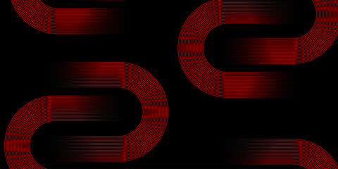 Abstract red background with glowing 3D red numbers for a modern design concept