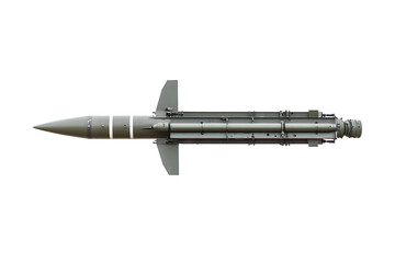 Precision-guided ordnance with streamlined missile body, stabilizing fins, and advanced propulsion system, designed for high-accuracy strikes and strategic defense.