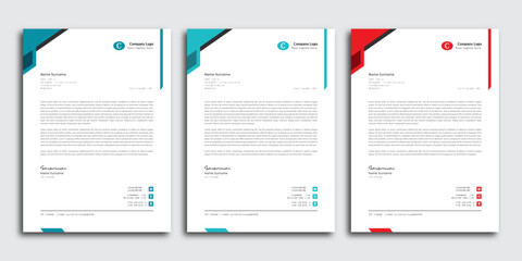 Professional Letterhead Designs