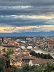 Fototapeta premium panoramic view of florence italy