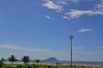 Scenic view of Ubatuba's coastline during the days leading up to New Year’s Eve – 2020