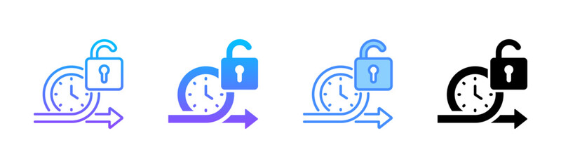 Flextime Multi Style Icon Set
