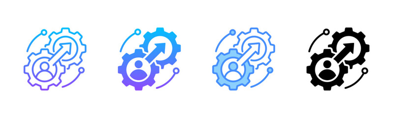 Transition Multi Style Icon Set