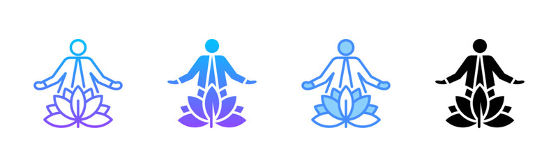 Inner Peace Multi Style Icon Set