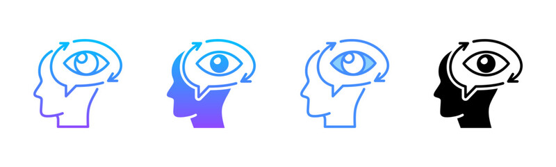 Mindset Multi Style Icon Set