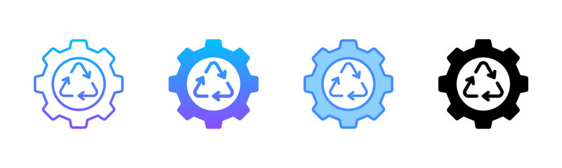 Sustainability Multi Style Icon Set