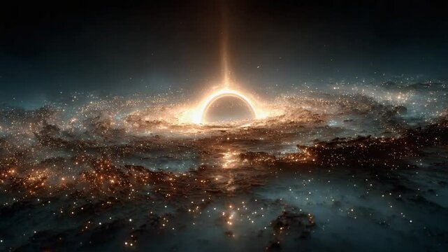 Spectacular Black Hole Visuals: Exploring Deep Space Phenomena with Cosmic Detail