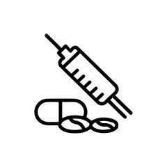 vector set of syringe