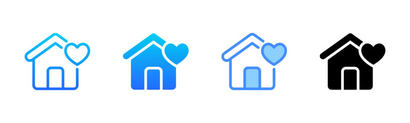 Home Multi Style Icon Set