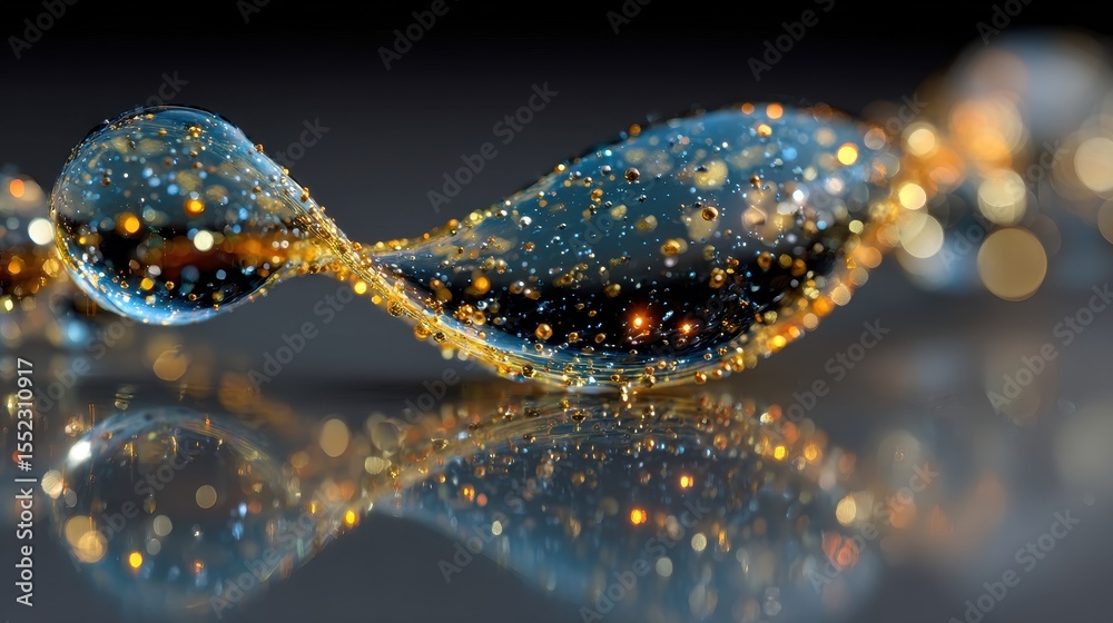 Poster Network of interconnected luminous spheres displaying intricate data connections and cosmic energy in a mesmerizing digital illustration