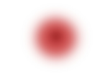 Red-pink blurred circle with soft center fade and dark core on transparent background, great for abstract art, overlays, icons, and UI visual components