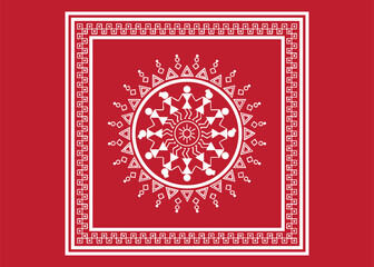 Warli mandala