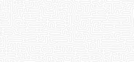 Turing pattern design in outline mode. Abstract background for your business