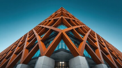 Unique exterior design of King Abdulaziz Center for World Culture in Dhahran, Saudi Arabia showcases geometric shapes and glass windows during daytime