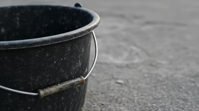 Empty Bucket Sad