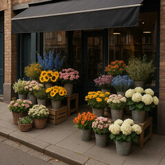 Fototapeta premium flowers shop