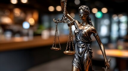 Bronze statue of Lady Justice (1)