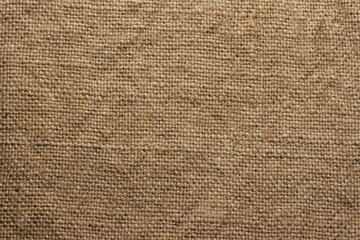 Natural burlap texture background