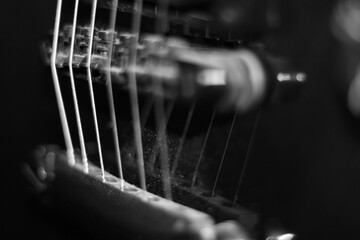 guitar close up