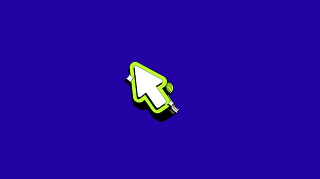 pointer animation on chroma key