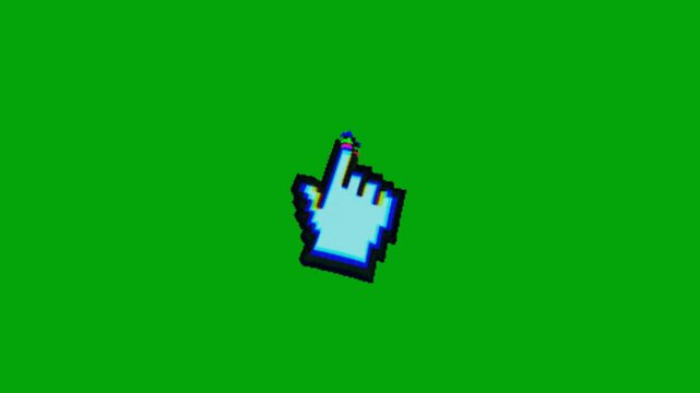 pointer animation on chroma key