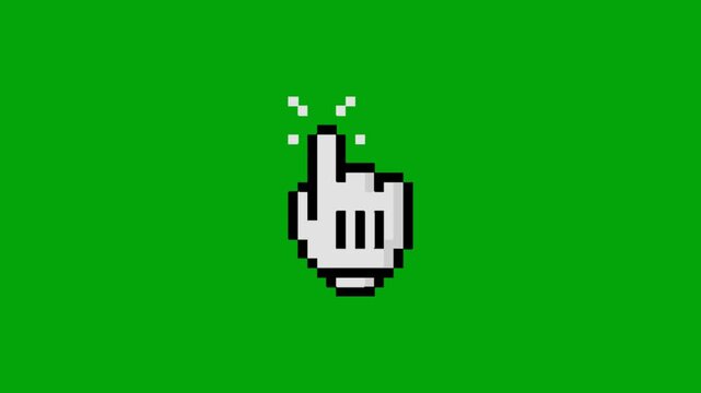 pointer animation on chroma key