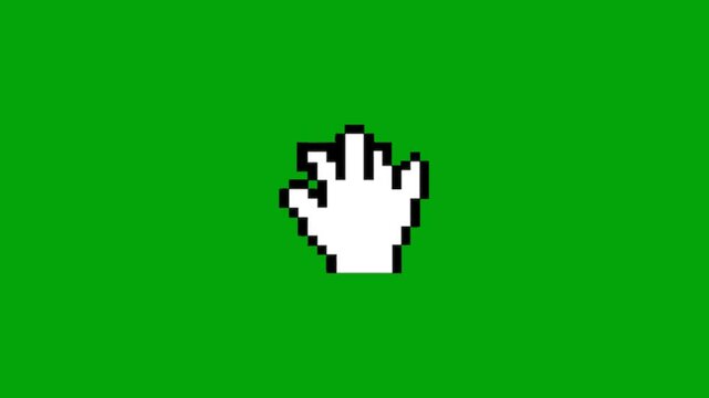 pointer animation on chroma key