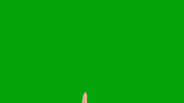 pointer animation on chroma key