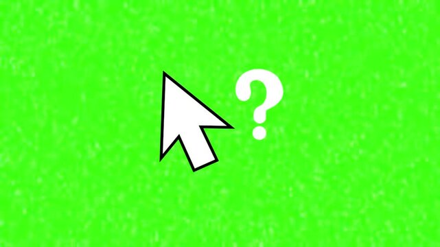 pointer animation on chroma key